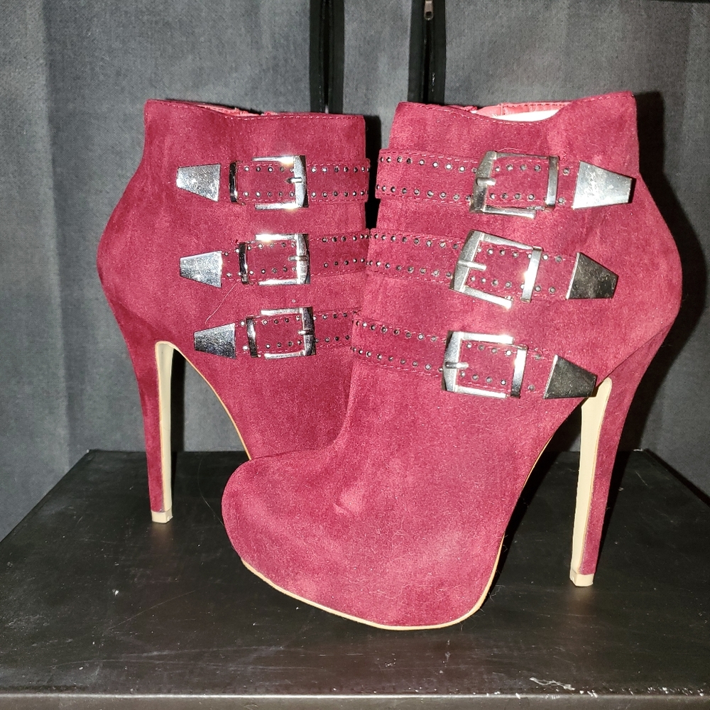 Rck Bella, style-Adele-7, color-Wine, size-6.5
